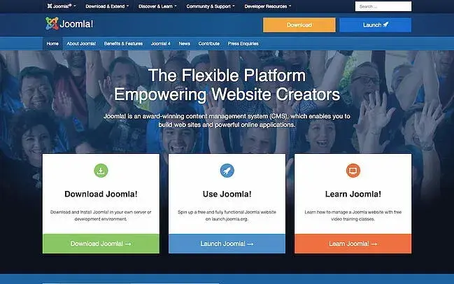 Best blogging platform: Joomla