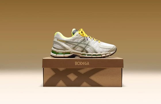 ASICS and Bodega collaboration shoe