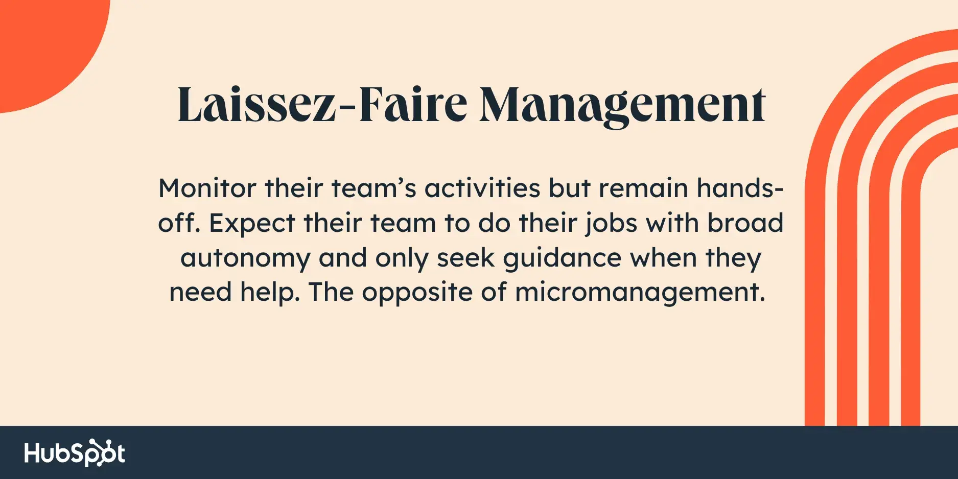 management style, laissez-faire management