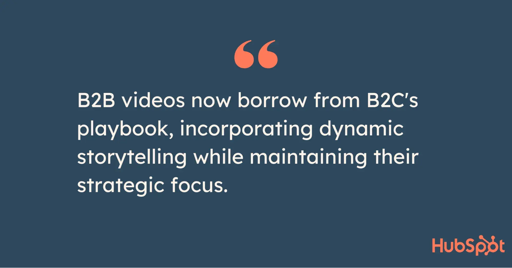 pull quote on brb video marketing landscape changing