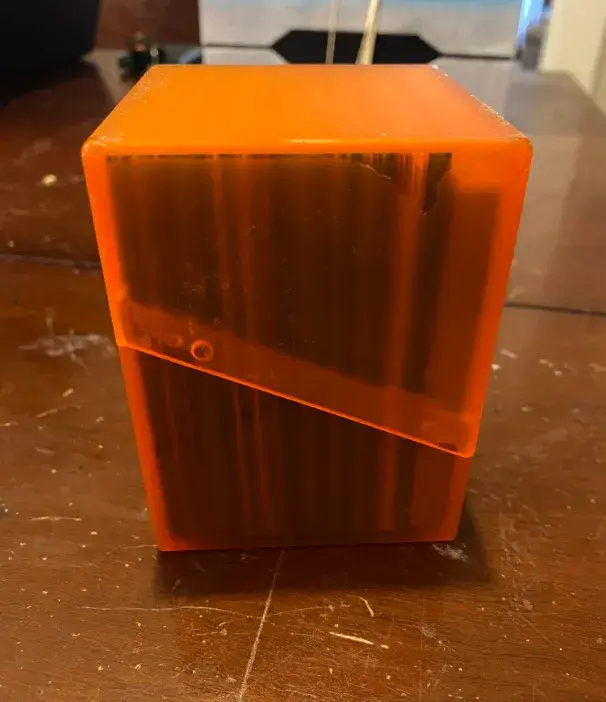 A disaster-proof Boulder box protecting the cards