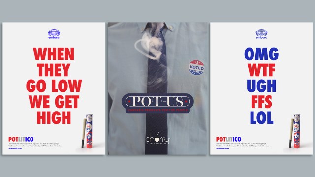 Cannabis brands are trying to lighten the election mood with stress-relieving products and campaigns as voters in four states consider cannabis legalization.