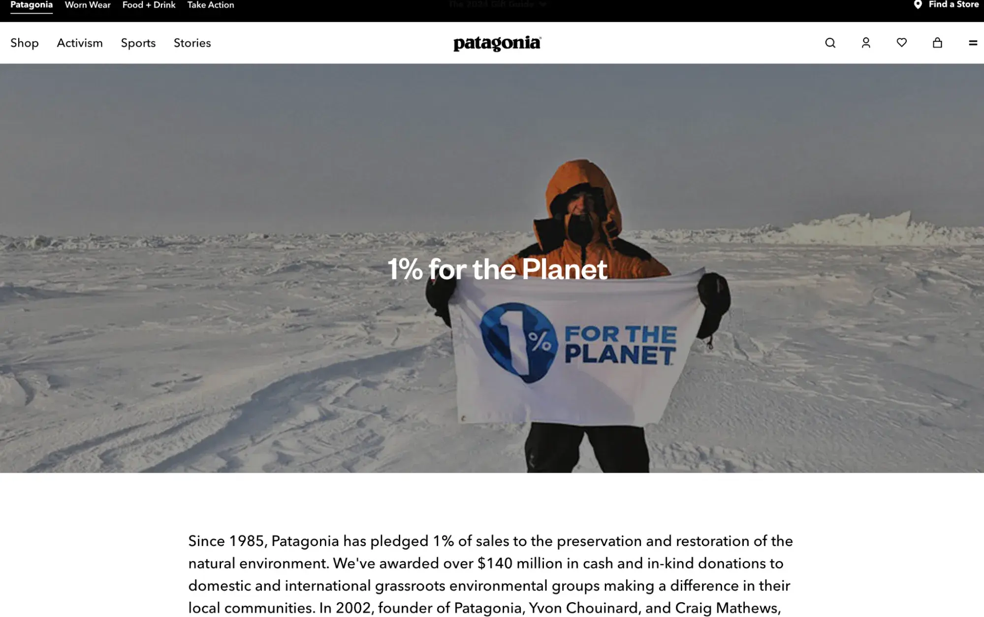 Patagonia's commitment to ecology