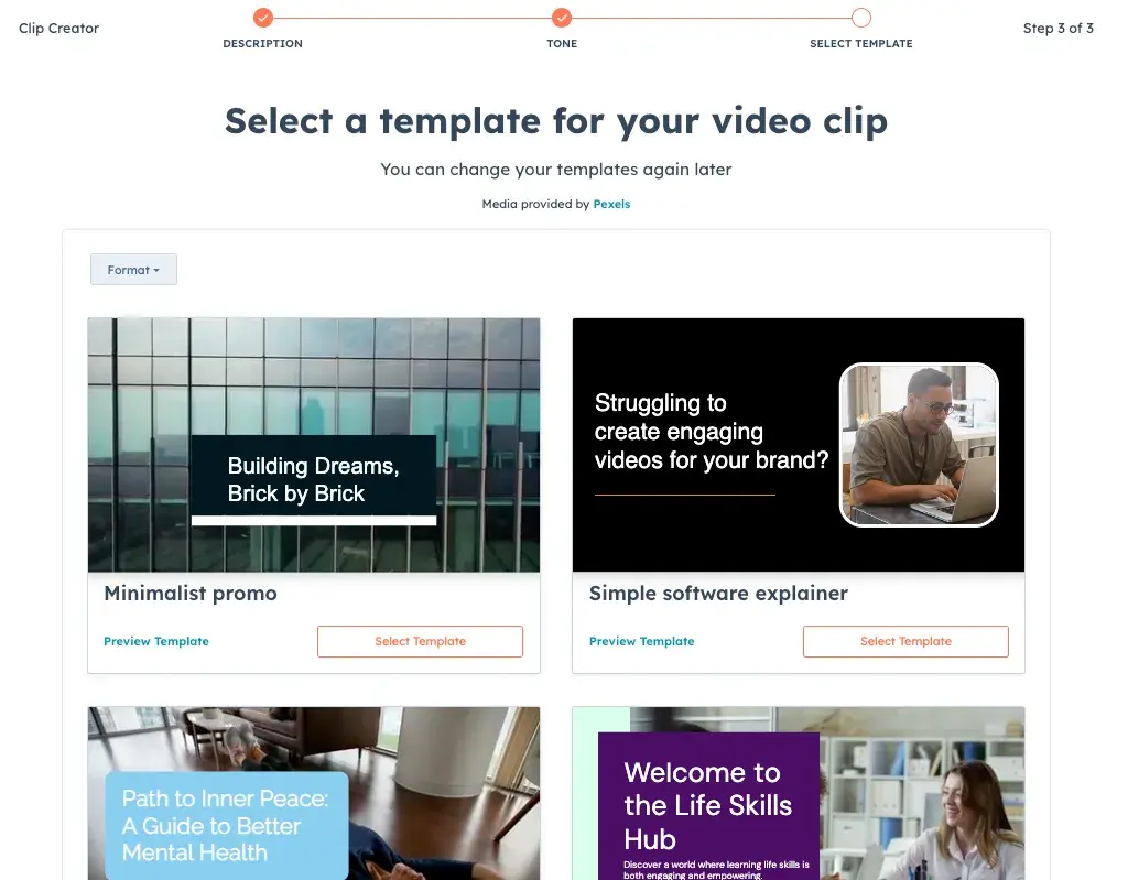 utilisez Hubspot Clip Creator pour créer des vidéos abordables