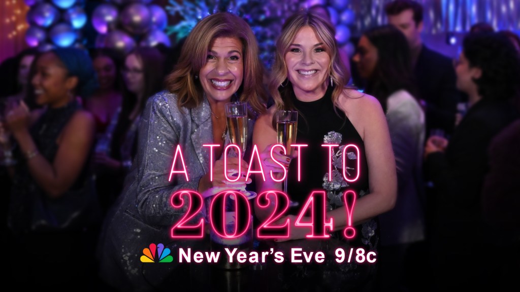 Hoda Kotb and Jenna Bush Hager host NBC News' NYE coverage