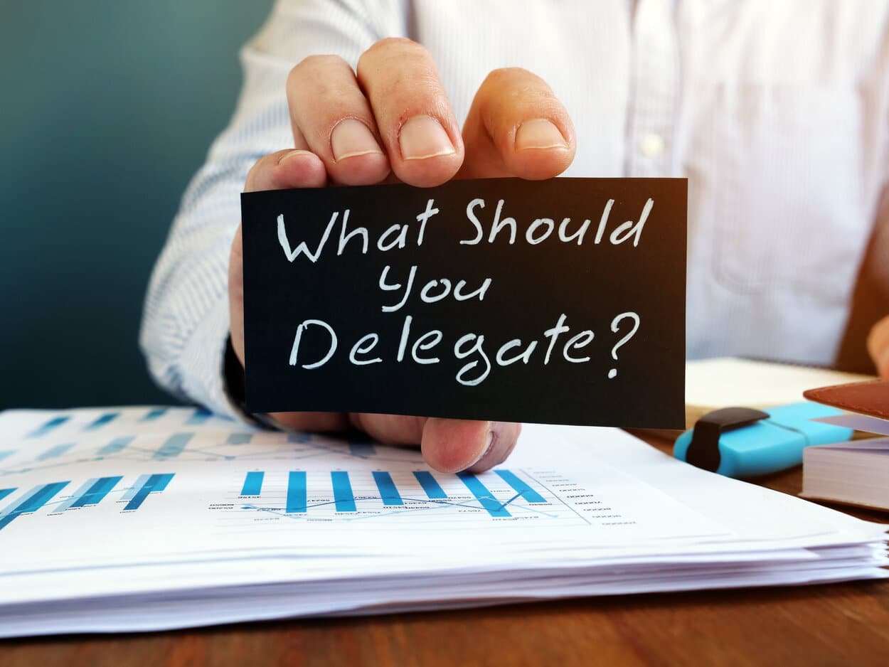 Delegating as a freelancer means trusting others to take on your tasks