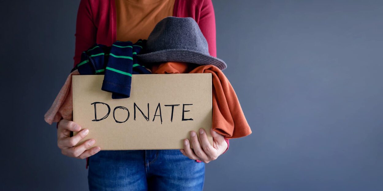 Eliminate clutter and do good by donating your belongings to charity