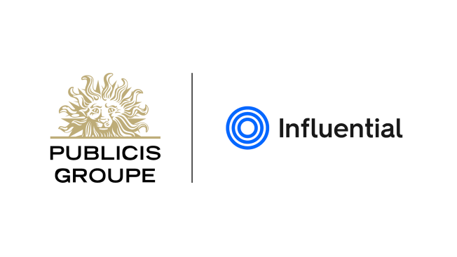 Publicis Groupe and Influential logos