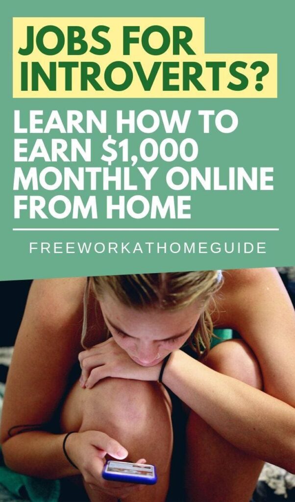 Here are several amazing work from home jobs that allow you to make money part-time or full-time online as an introvert.