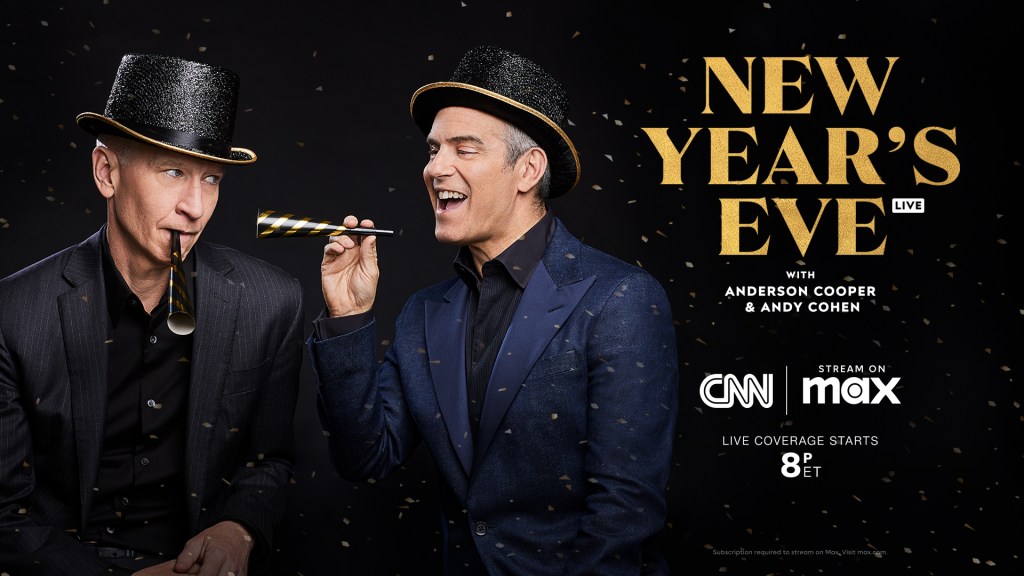 Flyer from CNN's New Year's Eve coverage.